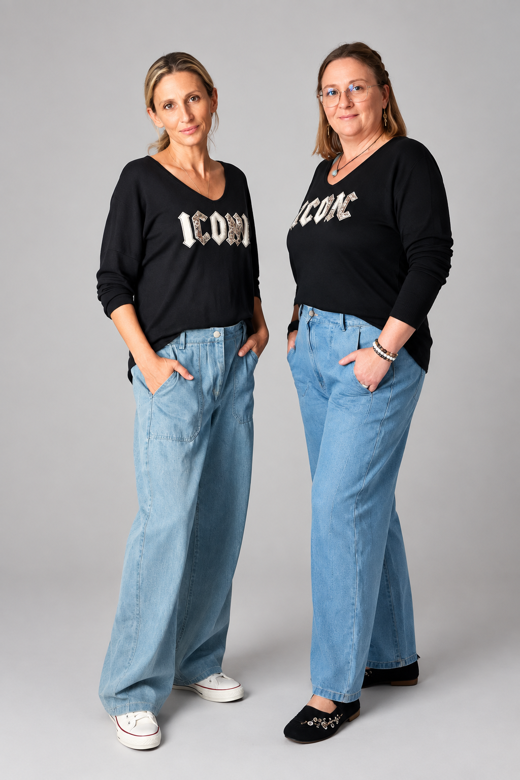 Photo avec fond studio