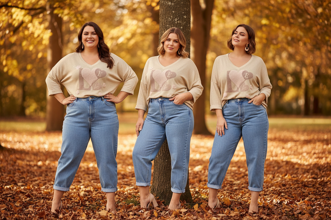 Look Automne : Comment Porter le Jean Coupe Ballon avec un Top Shimmer ?