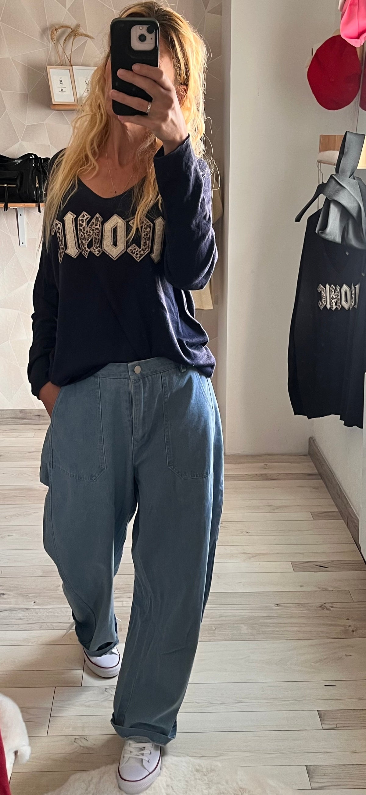 Pull ICONIC – Bleu Marine | Taille Unique (36/42)