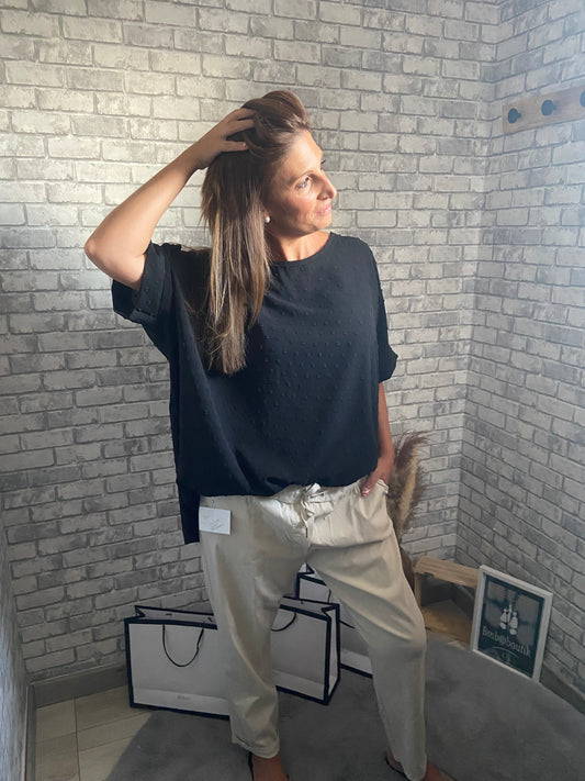 "Tee shirt Dan'y femme - vue de face portée élégante"