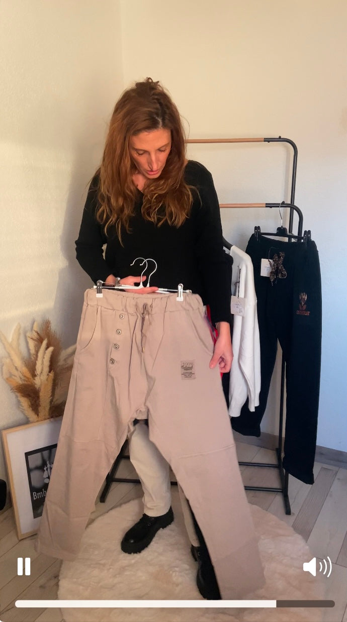 Sarouel Femme Fluide - Pantalon Bohème Confort Toutes Morphologies