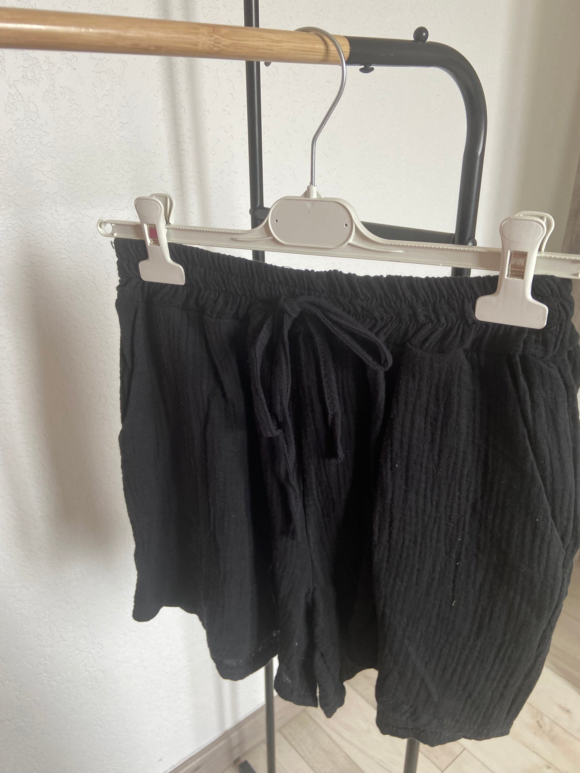 Short gaze coton femme - Vue de dos style bohème casual
