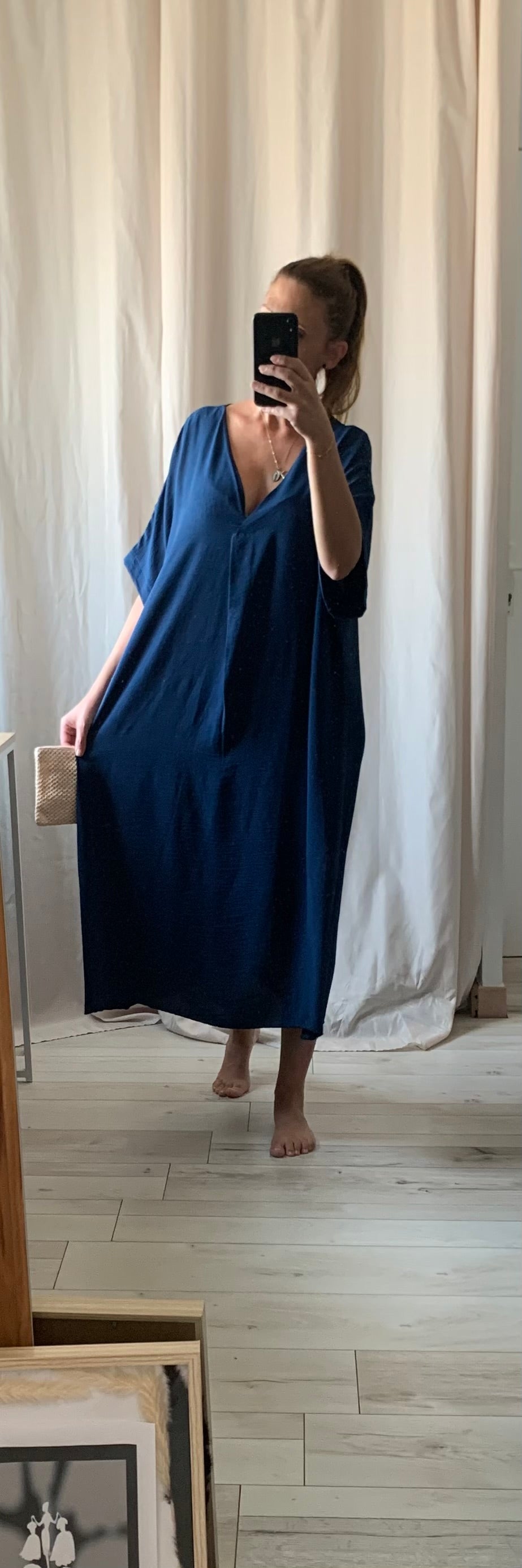 "Robe Iris imprimée femme - vue complète look casual chic"