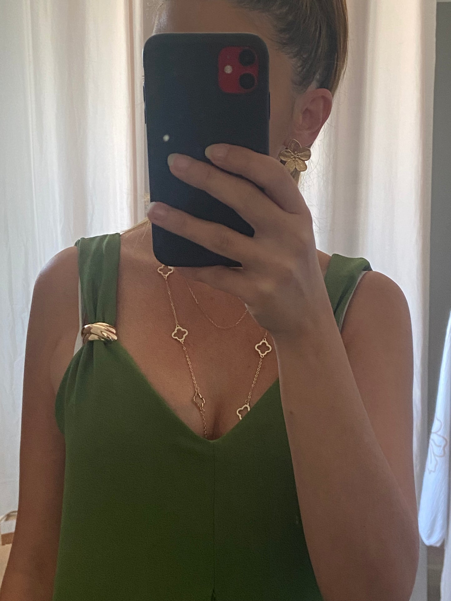 Combinaison Longue Verte Élégante - Taille 36/44