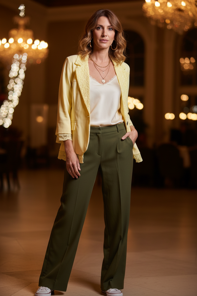 Blazer dentelle femme – Détail manches 3/4 style bohème – Bmbboutik