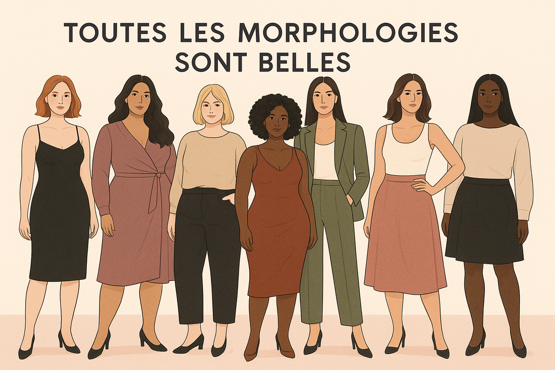 Image représentant différentes morphologies et teints