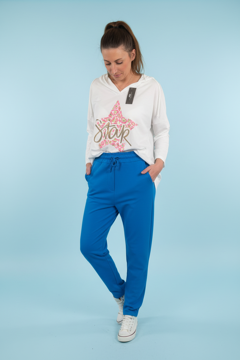 Pantalon Jogging Bleu Femme