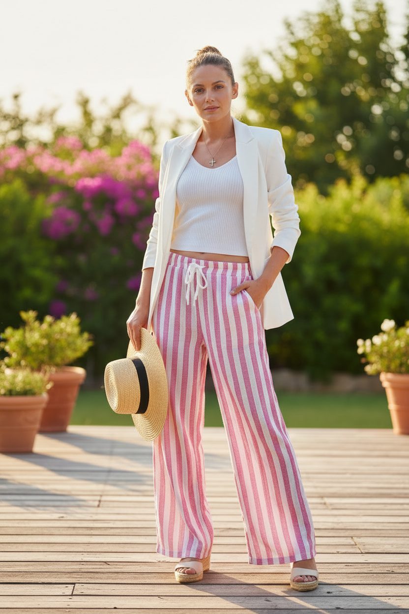 Pantalon Rayures + Blazer
