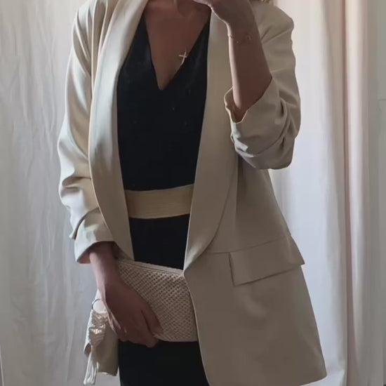 Robe Iris longue imprimée - vue ensemble styling complet"
