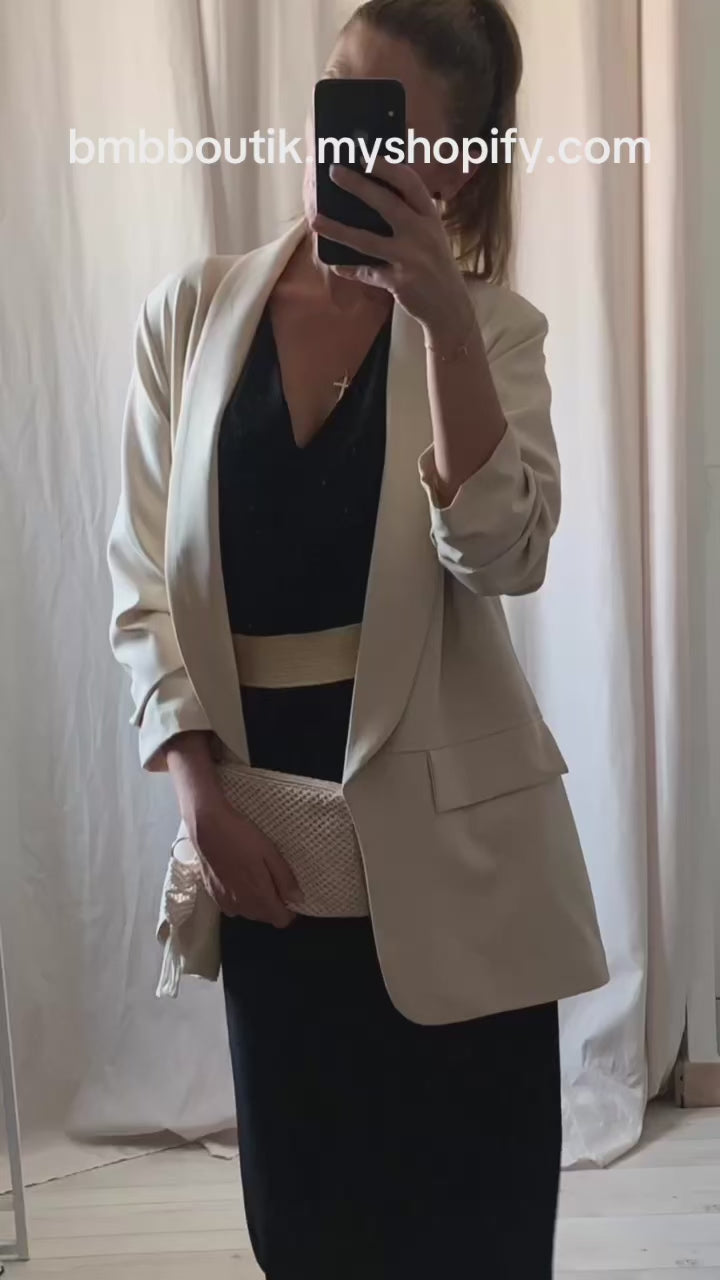 Robe Iris longue imprimée - vue ensemble styling complet"